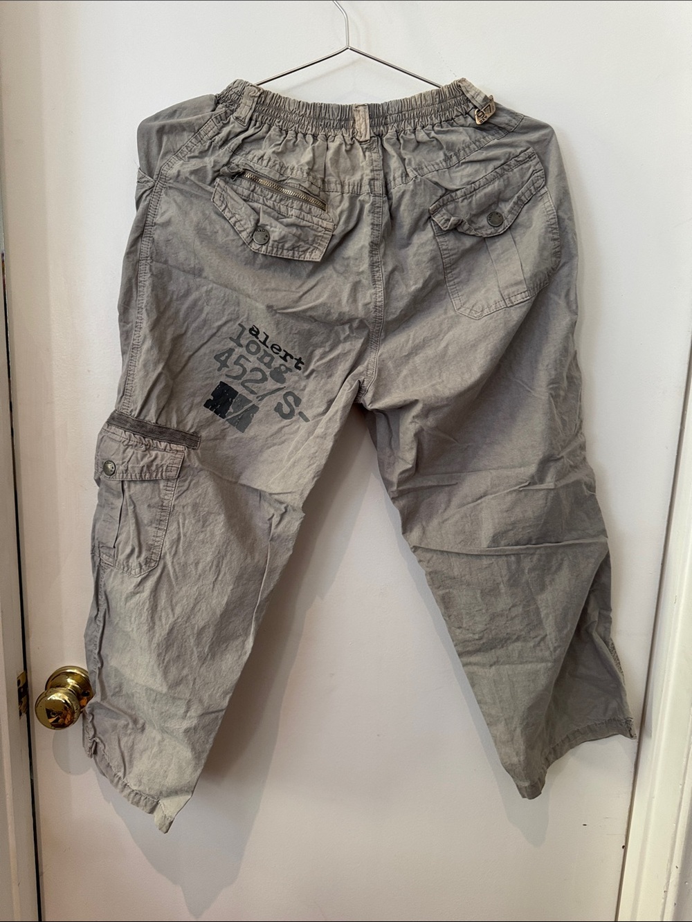 Casual Kids Cargo Pants in Light Gray - Picture 4 of 4